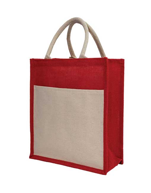 JB04 Jute Bag Red
